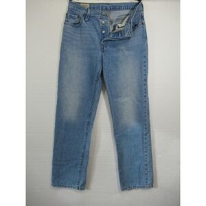 Levi's Premium 501 90s Jeans 28x32 Actual 30x32 Light Wash Button Fly Big E